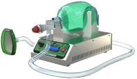Sistema: Para adulto Frecuencia respiratoria programable:10 a 25 Regulador de la frecuencia respiratoria IE ( inspiración / espiración).Batería de 