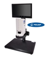 Cabeza: Fija con pantalla táctil 10”, IPS con resolución HD, ajustable de -5° a 15° software SOPTOP de microscopía incorporado para edición de